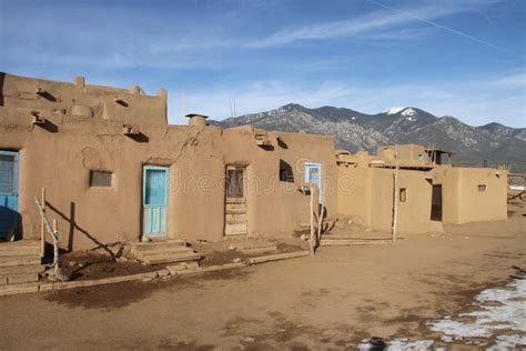 Taos Pueblo in New Mexico stock image. Image of native - 136727043