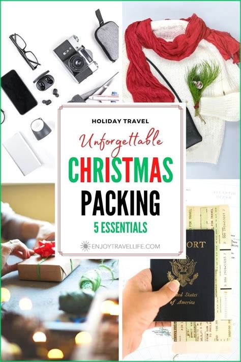 Easy 5-Point Christmas Packing List for Your Holiday Travel