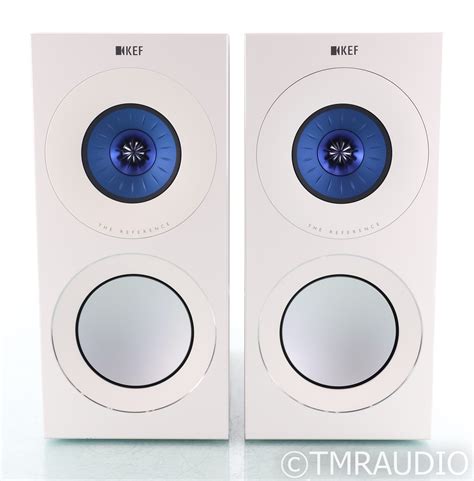 KEF Reference 1 Foundry Edition Bookshelf Speakers; White Pair - The ...