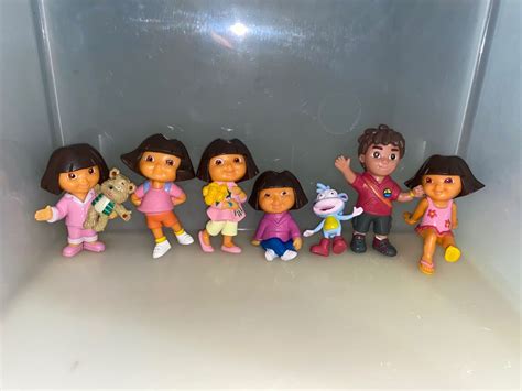 Dora The Explorer Figures with Diego, Hobbies & Toys, Toys & Games on ...