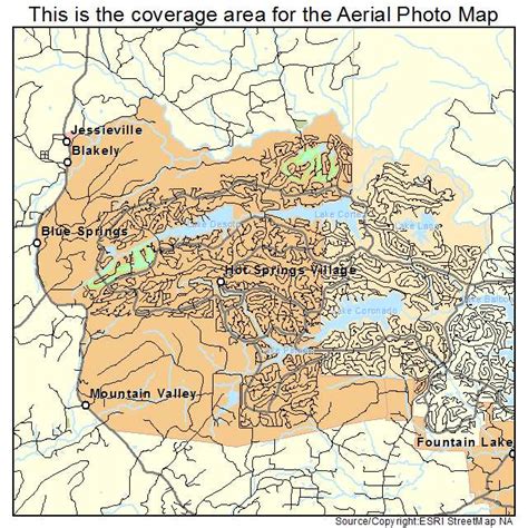 Map Of Hot Springs Village - Printable Online