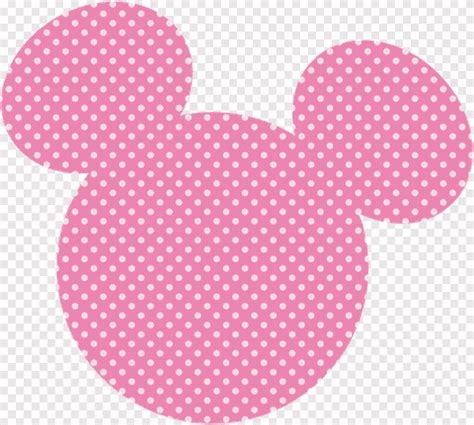 Pink Mickey Mouse logo, Minnie Mouse Mickey Mouse Party Paper, minnie ...