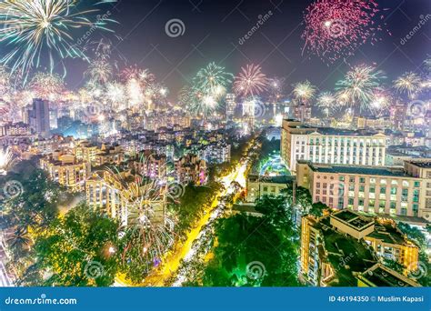 Diwali Fireworks 2014 stock photo. Image of mumbai, powai - 46194350