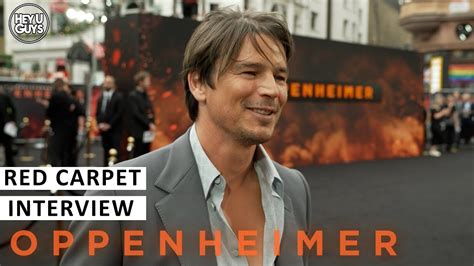 Josh Hartnett - Oppenheimer Premiere Red Carpet Interview - YouTube