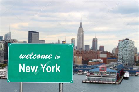 Welcome to New York sign — Stock Photo © gvictoria #5490364