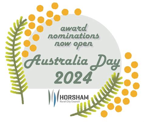 Nominate now for 2024 Australia Day Awards - Horsham Rural City Council