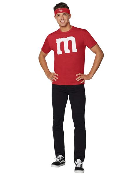 Spirit Halloween Adult Red M&M Costume Kit | Officially Licensed - L : Amazon.in: Clothing ...