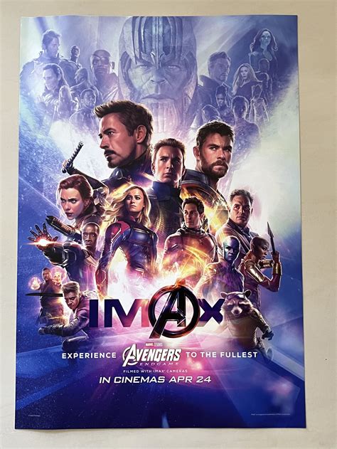 Avengers Endgame IMAX Poster, Hobbies & Toys, Memorabilia ...