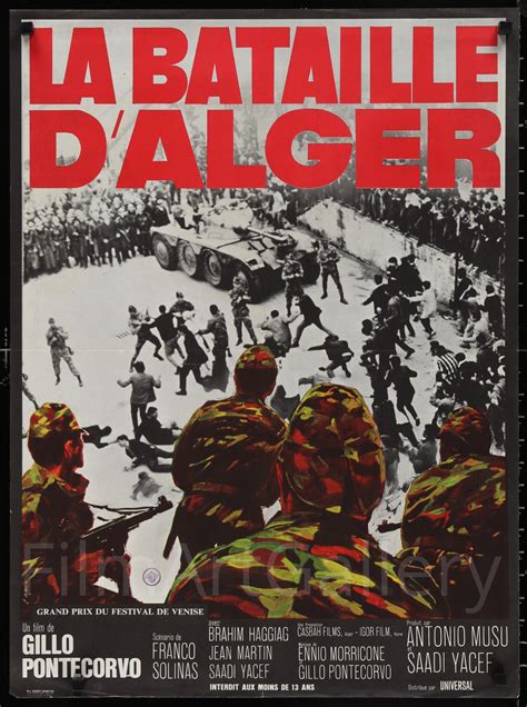 The Battle of Algiers Movie Poster 1971 French small (23x32)