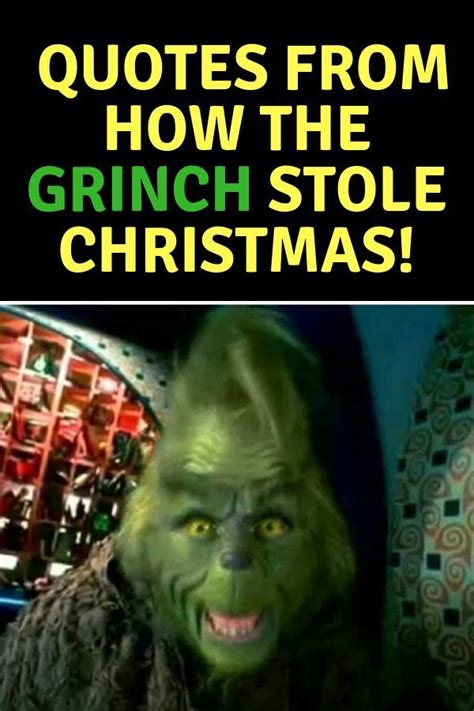 33 Quotes from How the Grinch Stole Christmas! | Christmas movie quotes ...