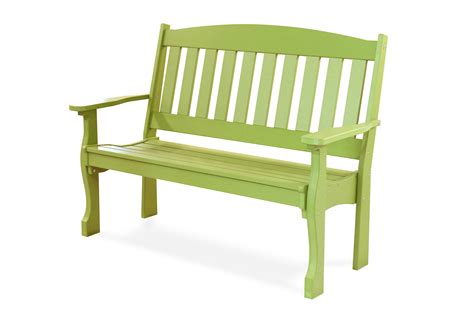 Poly English Garden Bench - YardCraft