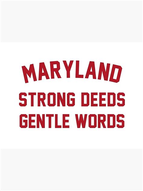 "The Maryland Motto (State Motto of Maryland)" Poster for Sale by ...