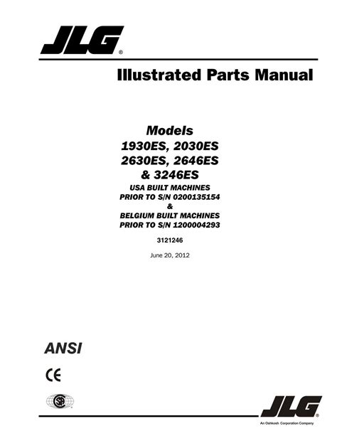 Jlg 1930es Wiring Diagram