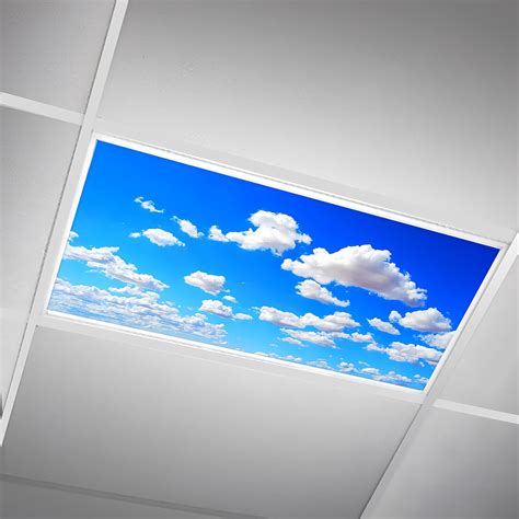 SCWISOAS Fluorescent Light Covers for Ceiling Lights - Magnetic Cloud ...