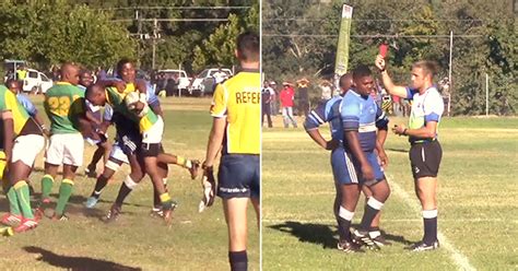 Referee describes this horrendous spear tackle as the worst he's ever ...