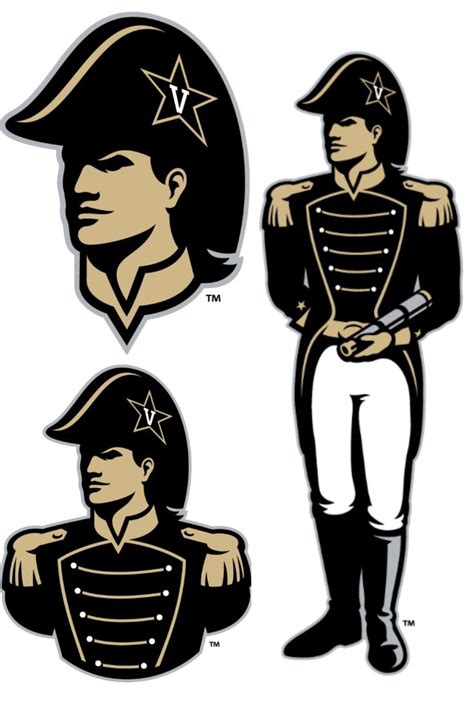 Vanderbilt University Commodores Mascot Logo | Vanderbilt commodores ...