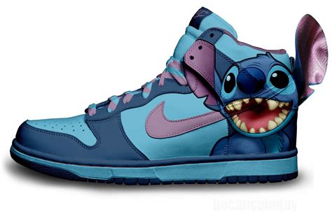 Stitch Nike Dunks by becauseimjay.deviantart.com on @DeviantArt - I ...