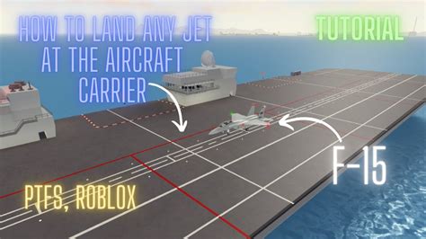 How to land at the Aircraft Carrier | Tutorial | PTFS - Roblox - YouTube