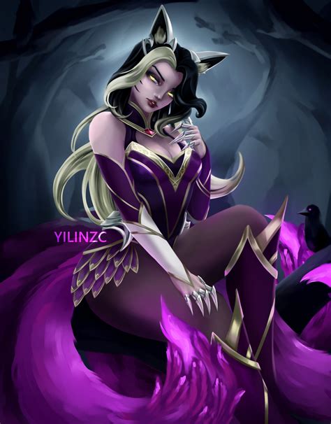 ArtStation - Coven Ahri Fan Art