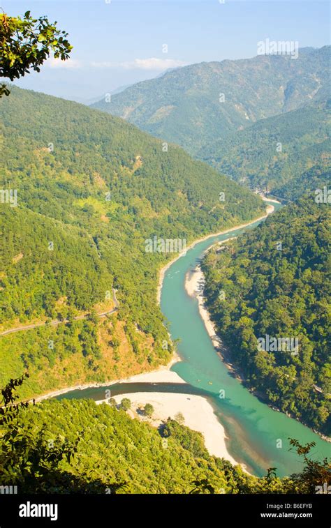 River Teesta valley in Sikkim, India Stock Photo - Alamy