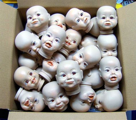 Half doll faces for crafts | Puppen