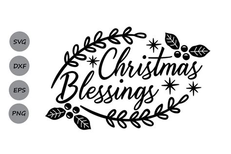 Christmas Blessings Graphic by CosmosFineArt · Creative Fabrica