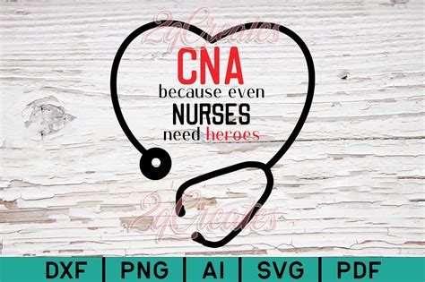 CNA SVG Cut File Certified Nursing Assistant Silhouette Cut - Etsy 日本