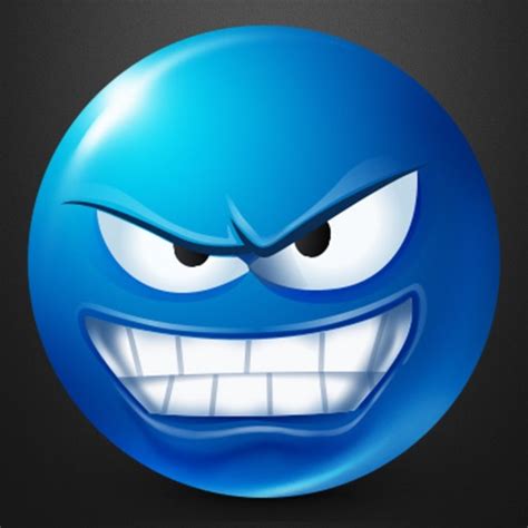 Blue Emoji Stickers by Emoji World
