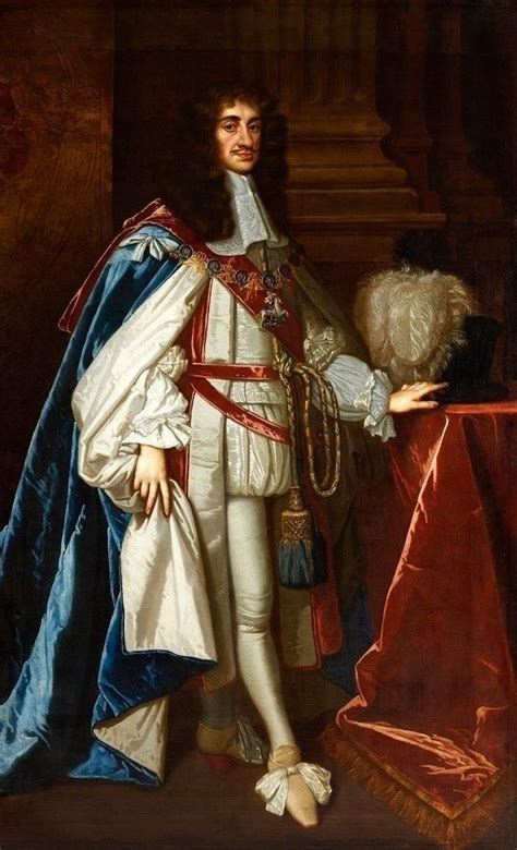 Charles II. of England in Garter robes | Charles ii of england, Portrait painting, Portrait