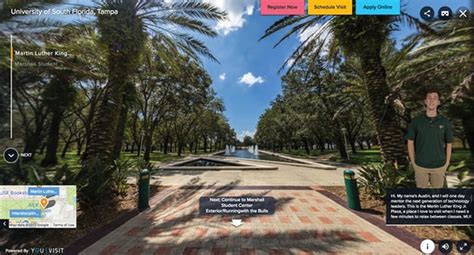 Take a Campus Tour from Home | USF Admissions