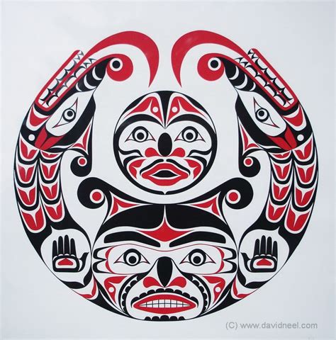 Pacific Northwest Coast Native Indian Art Prints | Sisiutl and Full ...