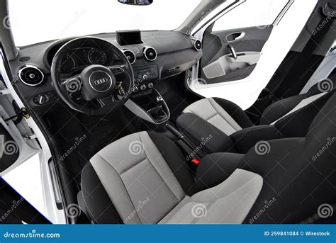 Audi A1 Sportback 2012 Exterior Interior Editorial Stock Image - Image of editorial, control ...