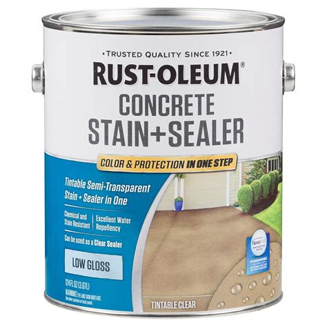 Rust-Oleum 1 gal. Clear Low Gloss Concrete Sealer (2 Pack)-310428 - The Home Depot