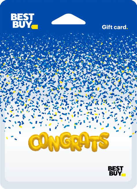 Best Buy® $100 Congrats Gift Card 6306556 - Best Buy