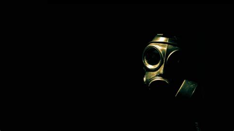 Dark Gas Mask: A Striking HD Wallpaper Experience