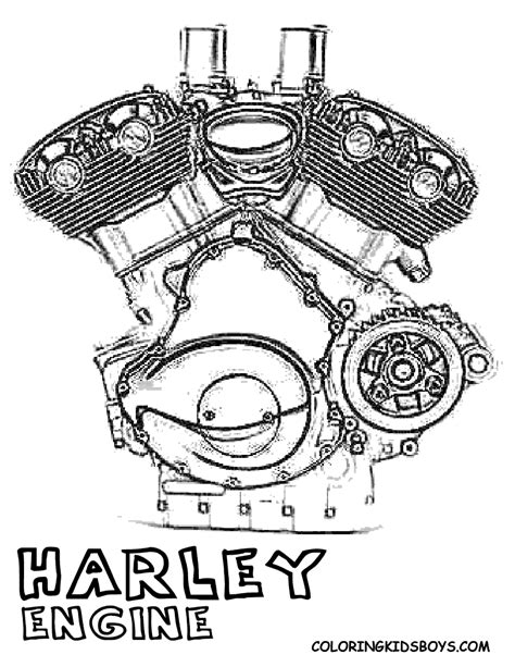 Harley Davidson Logo Coloring Pages - Coloring Home