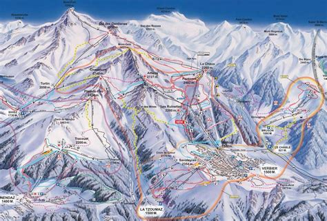 Verbier Piste Map | J2Ski