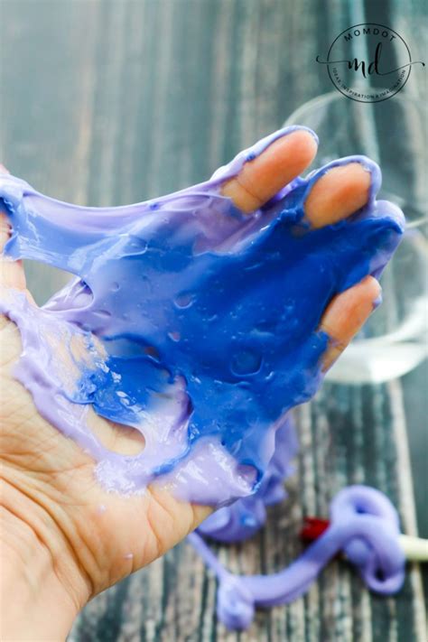 Color Changing Slime Recipe with Thermochromic Pigment - Momdot.com