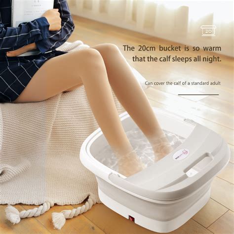 Foldable Foot SPA Bath Foot Massager Machine Foot Basin - Collapsible Foot Massager and Foot SPA ...