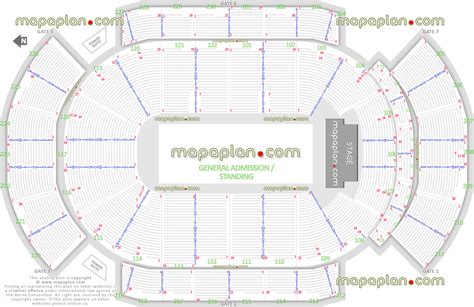 Glendale Desert Diamond Arena seating chart - General Admission (GA ...