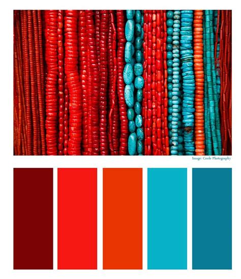 Turquoise and Coral | Red colour palette, Color schemes colour palettes, Red color schemes