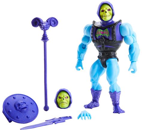 Buy Masters of the Universe Origins Deluxe Skeletor Action Figure, 5.5-in Battle Character for ...