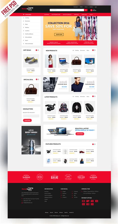 E Commerce Html Template Free