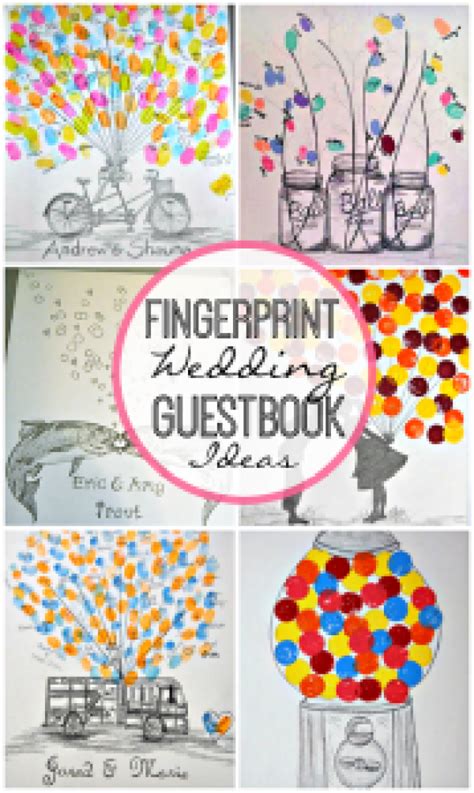 Fingerprint Wedding Guestbooks – DIY Weddings