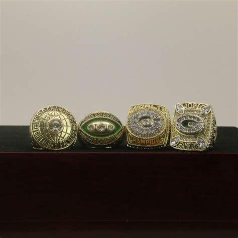 6 NFL Green Bay Packers Super Bowl Rings Set – Championship Rings Store