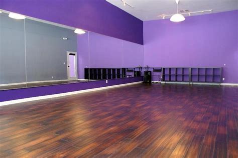 Purple studio :-) | Home dance studio, Dance studio design, Dance studio decor