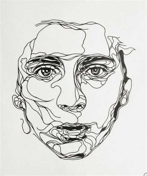 by: Chris Trappeniers (Belgian artist) | Line art drawings, Art drawings, Contour drawing