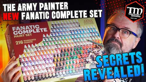 216 PAINTS! The New FANATIC COMPLETE Set from The Army Painter - YouTube