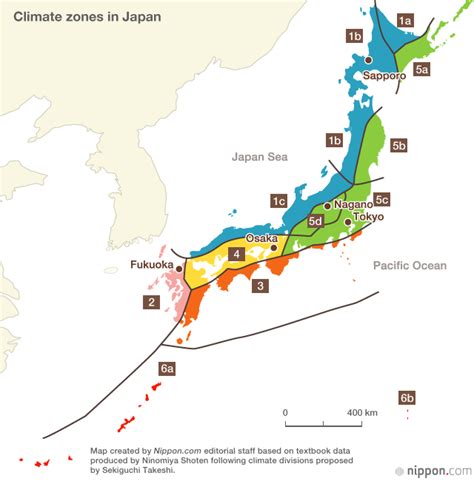 Climate Map Of Japan - Campus Map