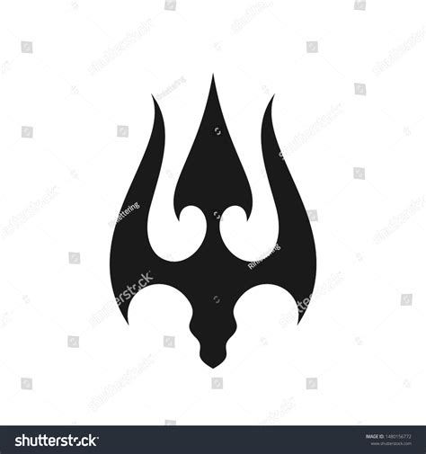 Trident Logo Vector Trishul Symbol Ancient 스톡 벡터(로열티 프리) 1480156772 | Shutterstock